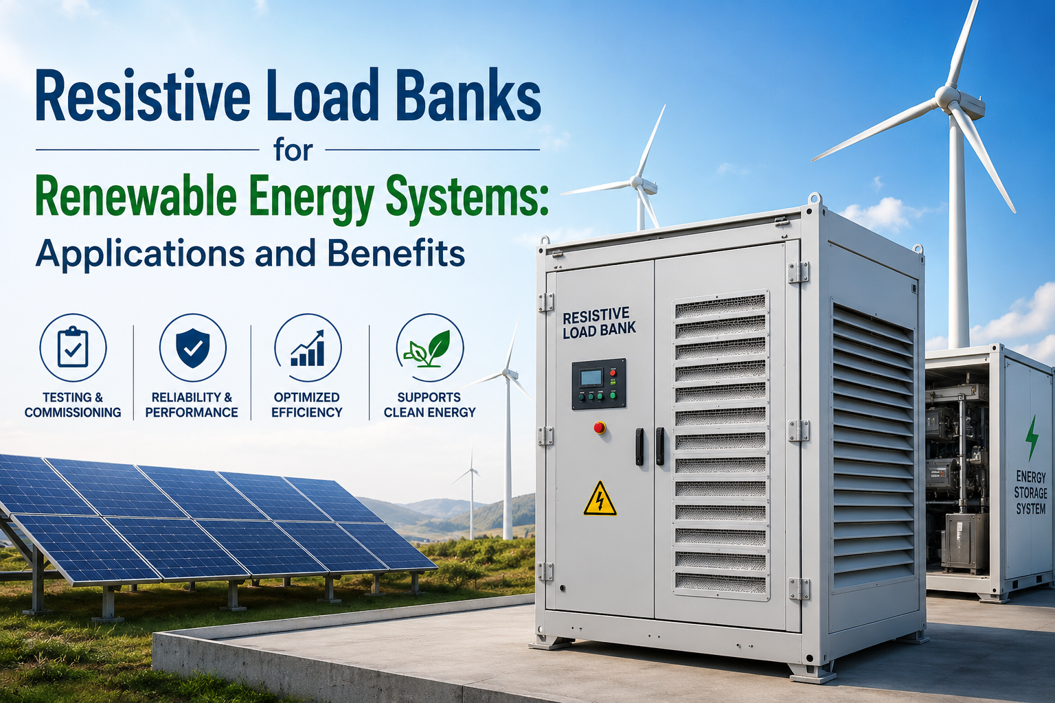 Resistive Load Banks for Renewable Energy Systems: Applications and Benefits